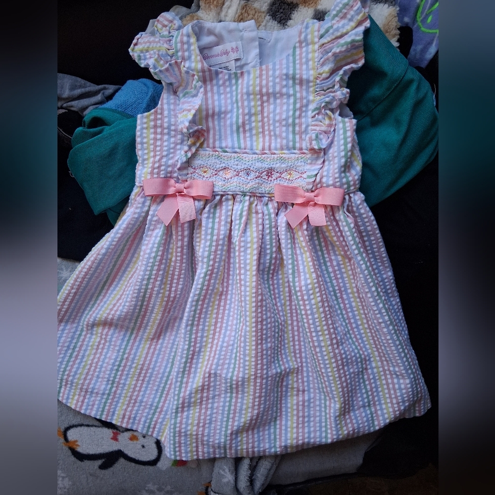 Bonnie Baby Dress with Bows